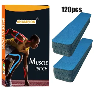 120 Strips Kinesiology Tape, Multicolored